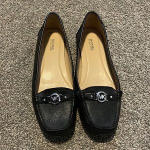 Black Michael by Michael Kors leather flats size 8.5